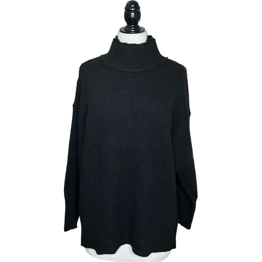 Urban Daizy Black Oversize Double Layer Mock Turt… - image 3